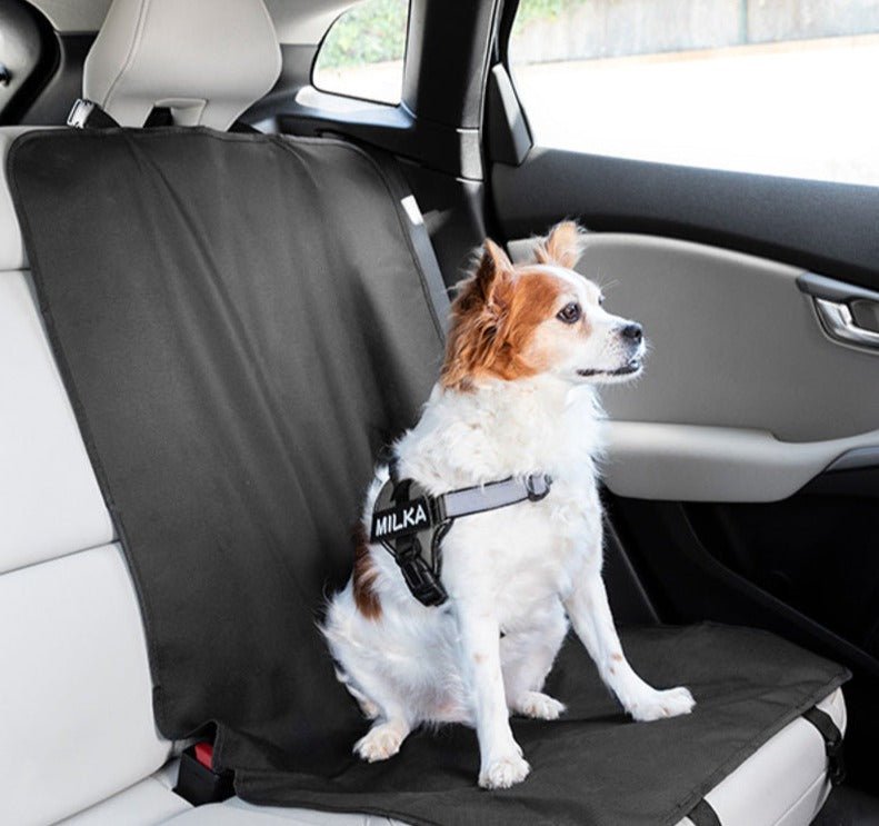 Housse de siège de voiture pour chiens, housse de voiture pour chiens,  housse de voiture pour chiens, protection de siège de voiture pour chiens,  (grande 137 x 147 cm + 4 sangles PCS)