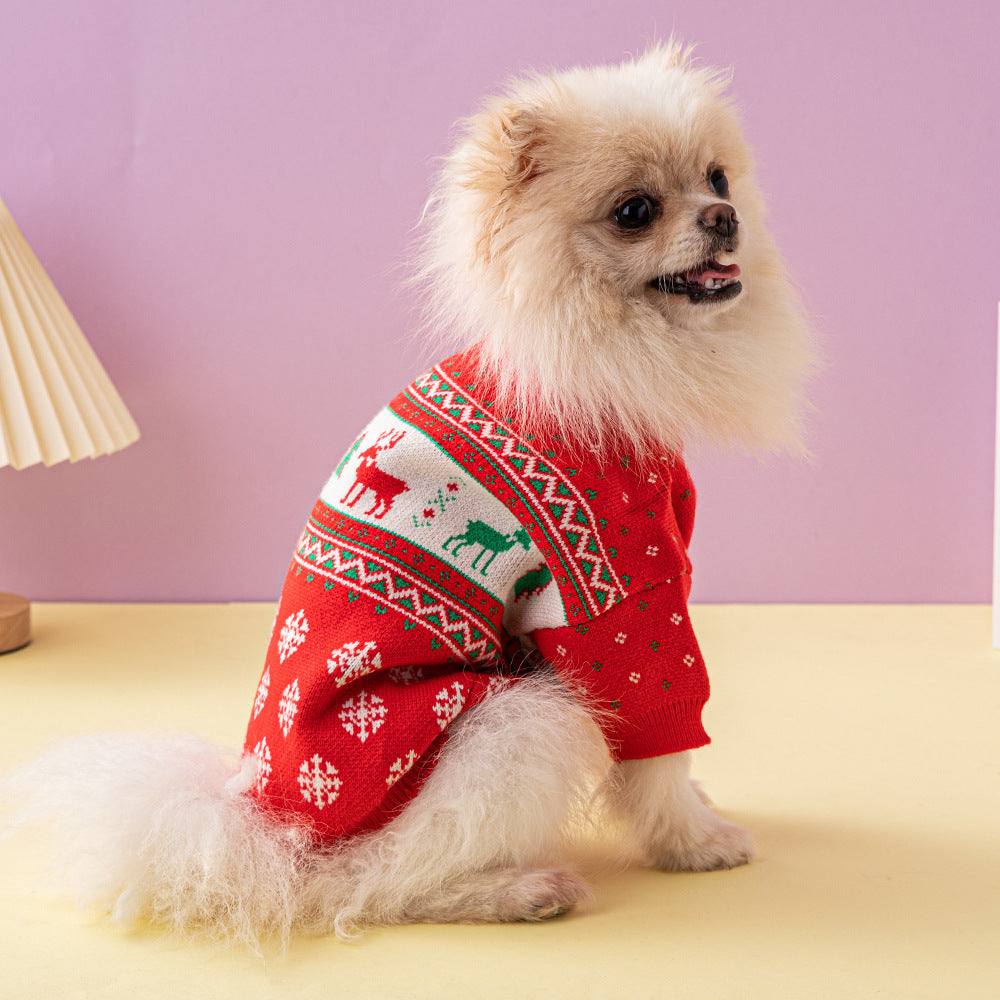 Pull de Noël pour chien